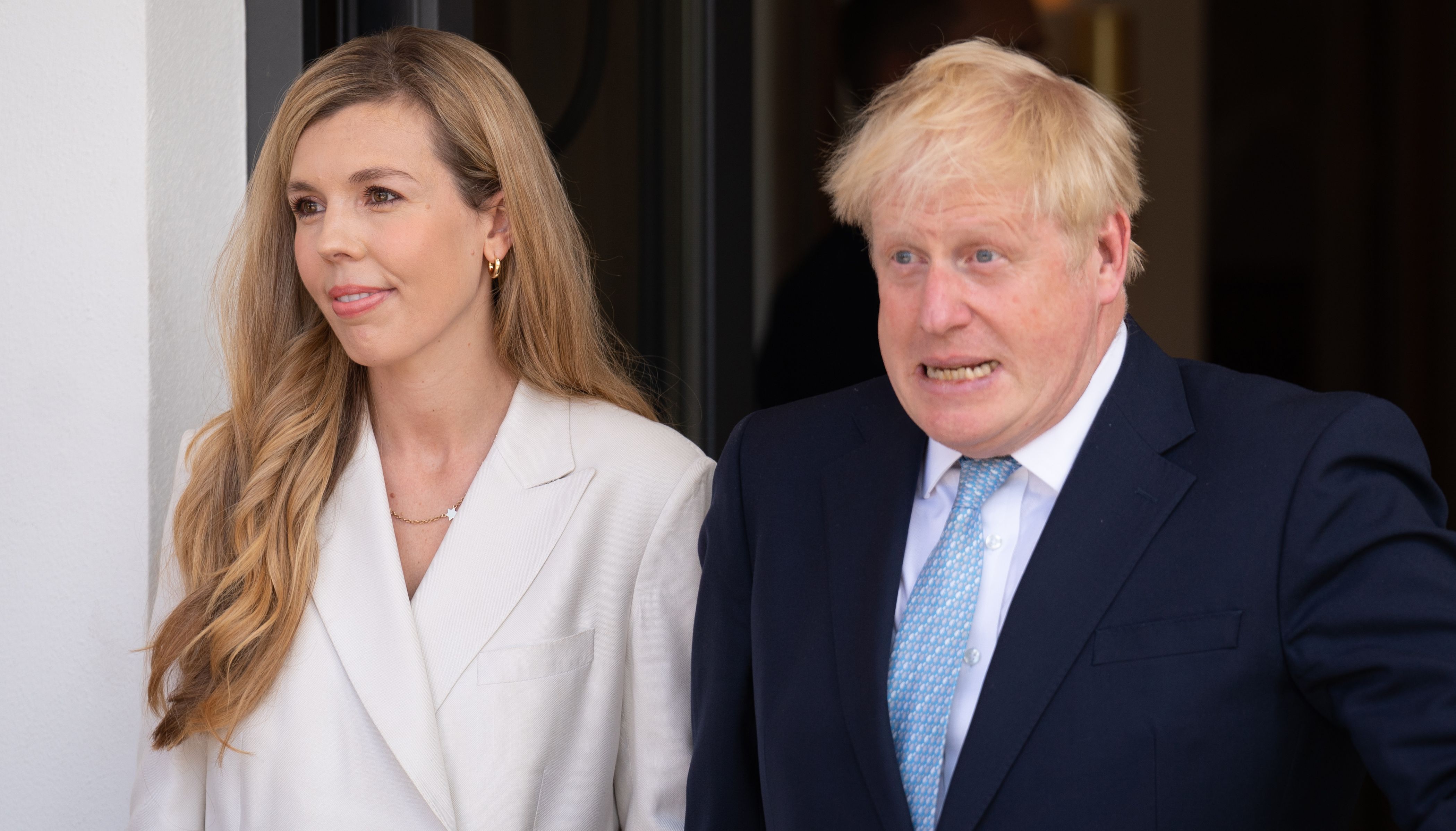 Prime Minister Boris Johnson and his wife Carrie