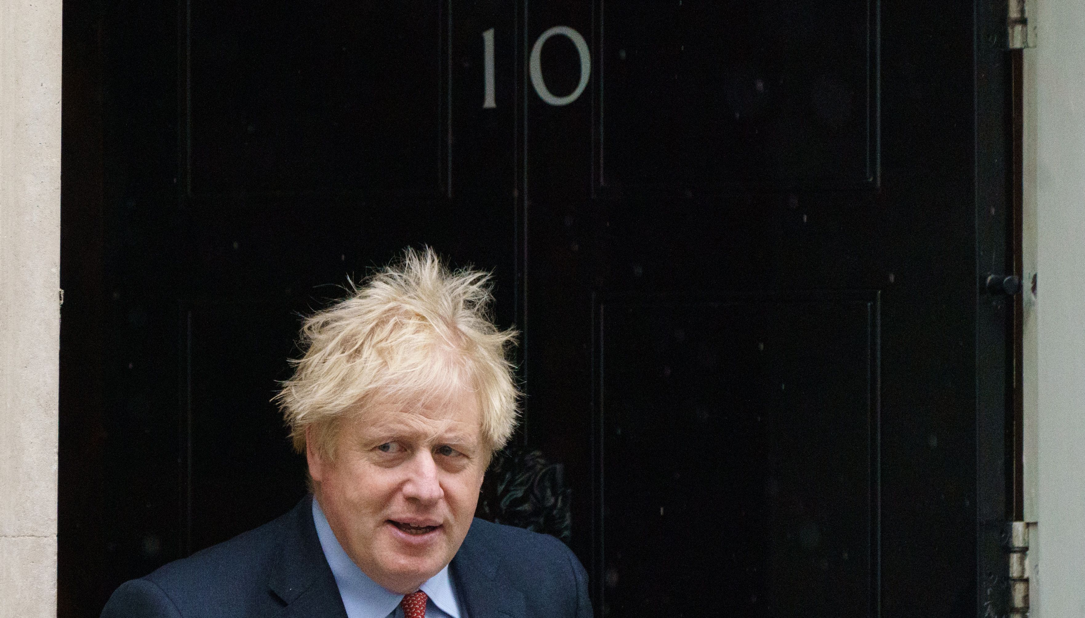 Prime Minister Boris Johnson at 10 Downing Street