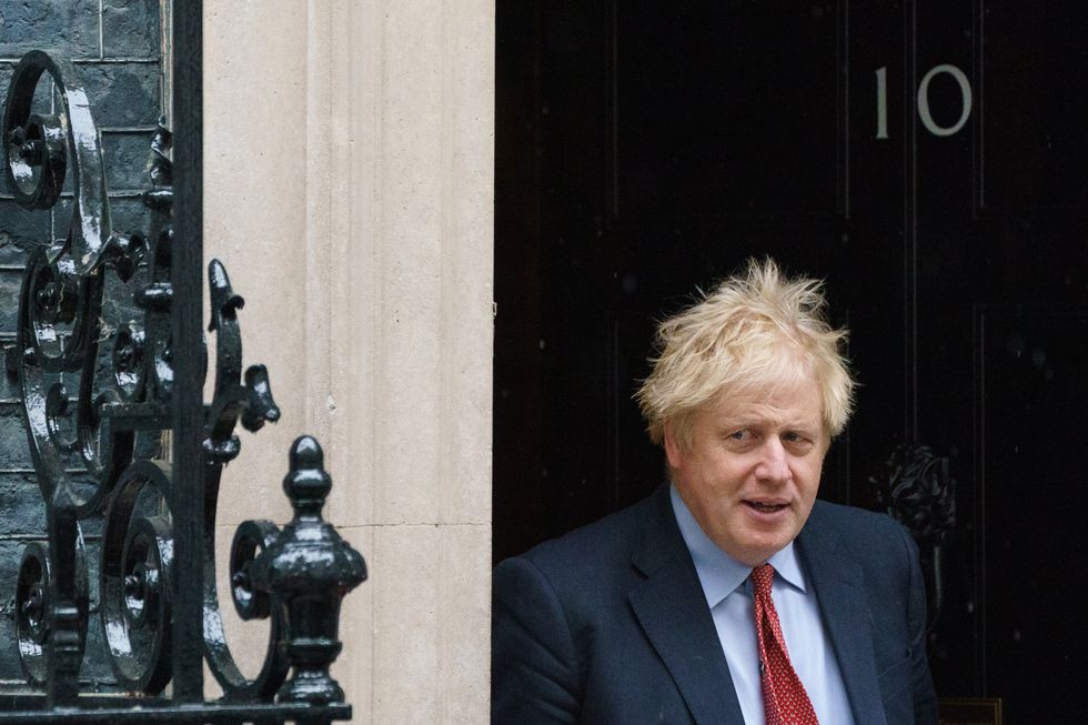 Prime Minister Boris Johnson at 10 Downing Street