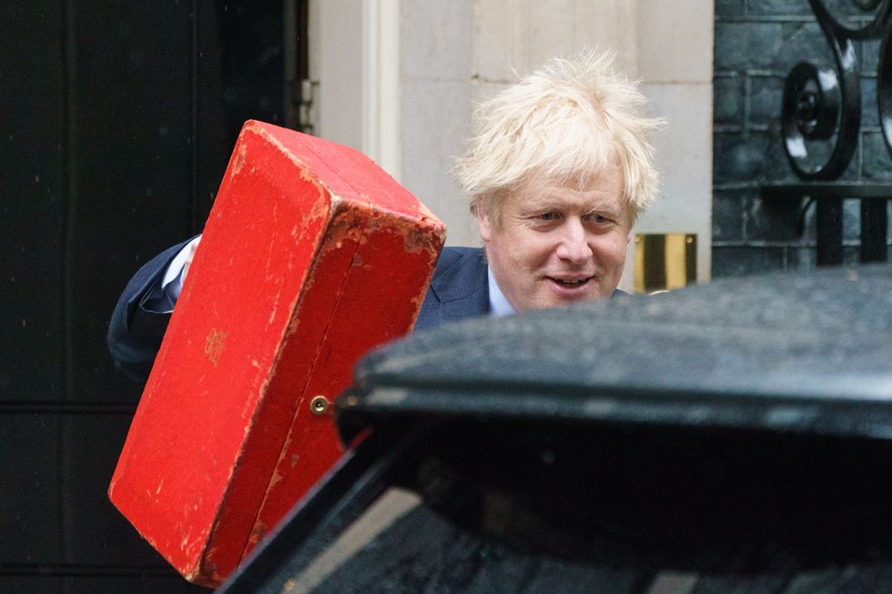 Prime Minister Boris Johnson at 10 Downing Street