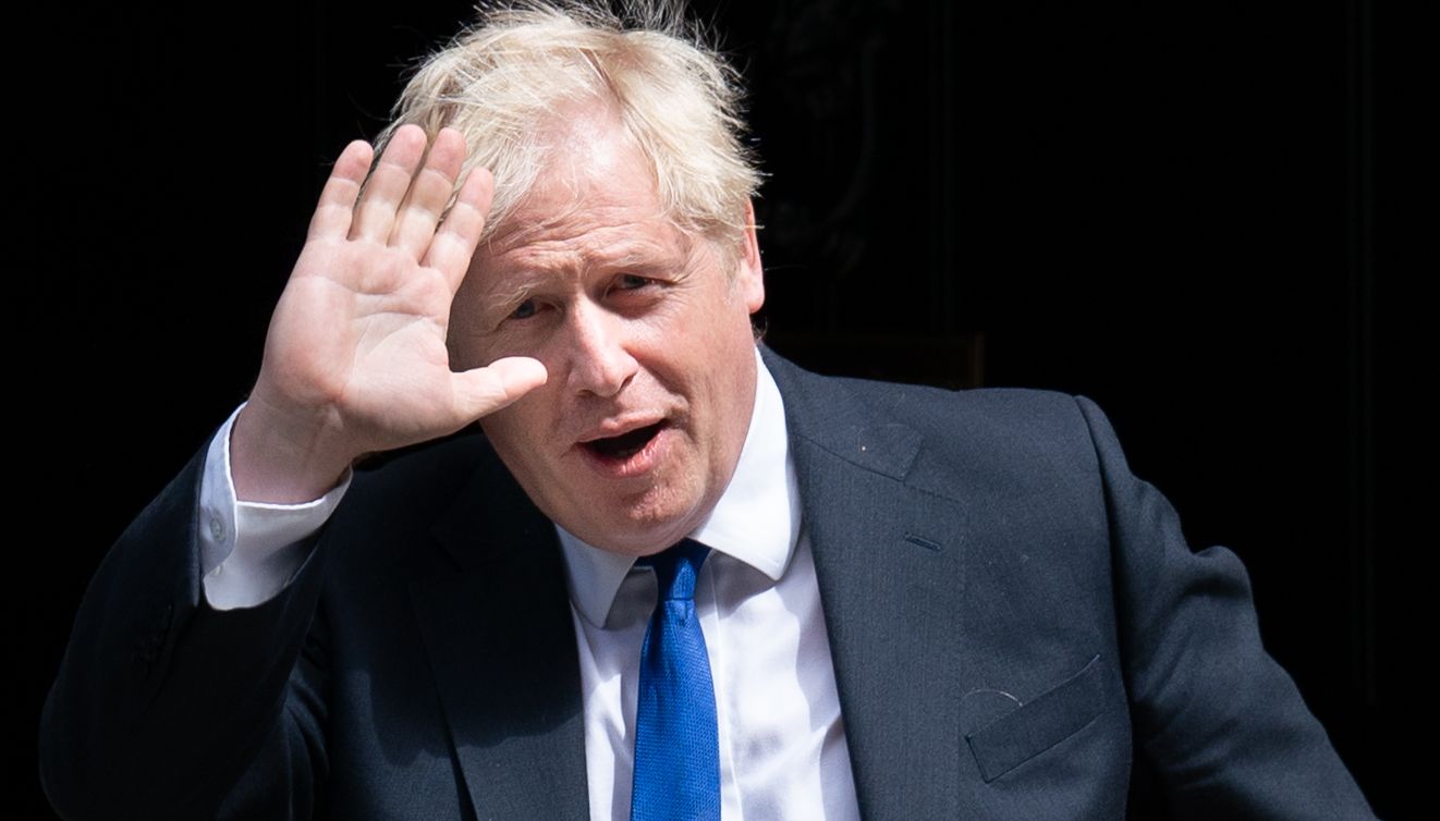 Prime Minister Boris Johnson departs 10 Downing Street