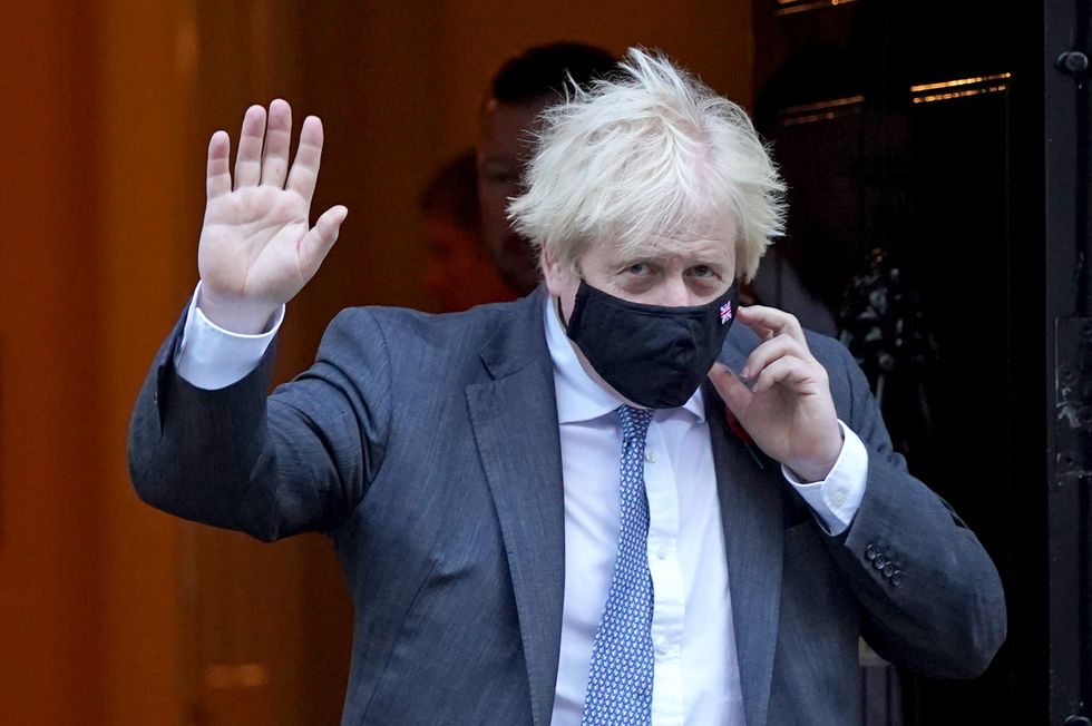 Prime Minister Boris Johnson departs 10 Downing Street.