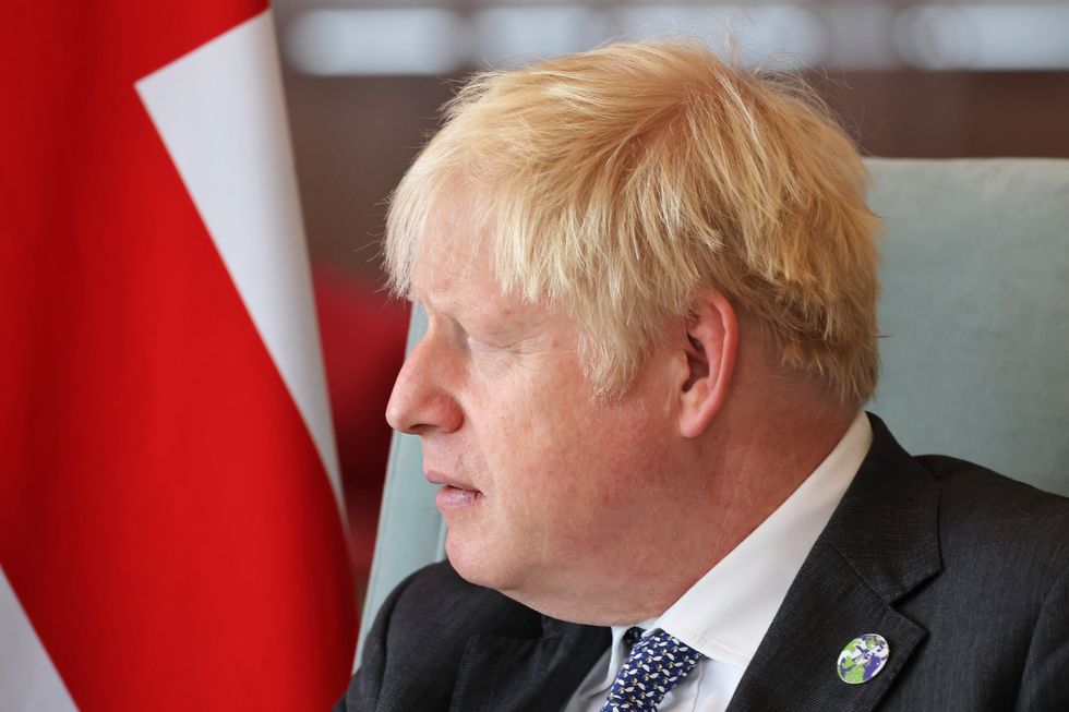 Prime Minister Boris Johnson during a bilateral meeting with Brazil's president Jair Bolsonaro at the UK diplomatic residence in New York.
