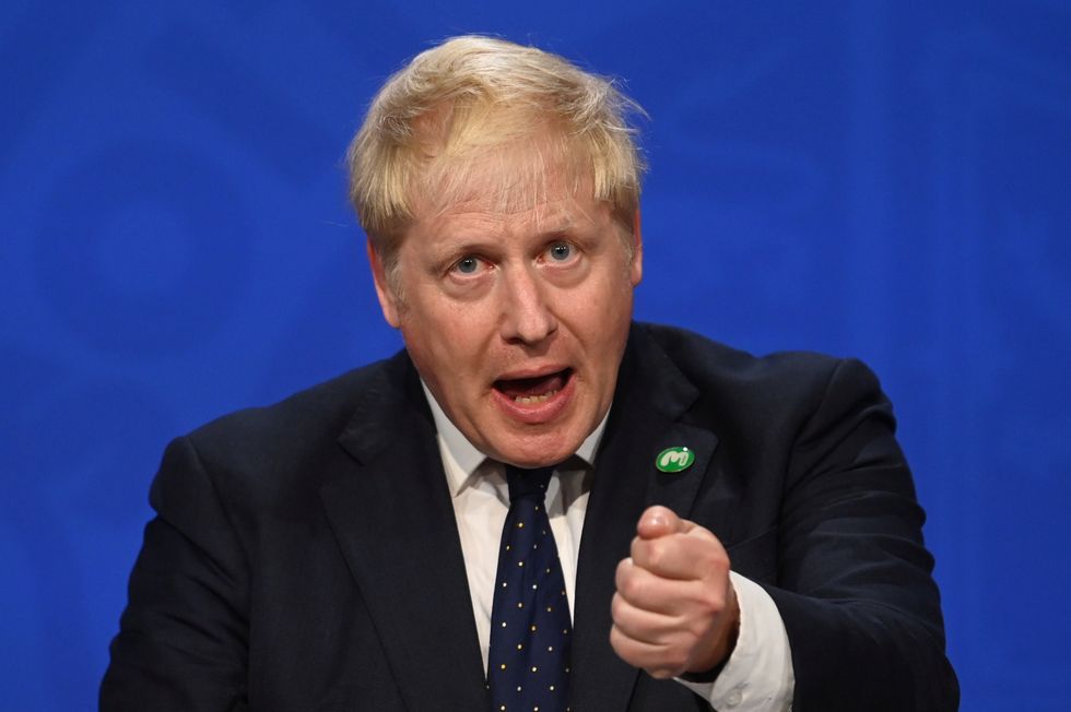 Prime Minister Boris Johnson, during a media briefing in Downing Street, London, on the long-awaited plan to fix the broken social care system. Picture date: Tuesday September 7, 2021.