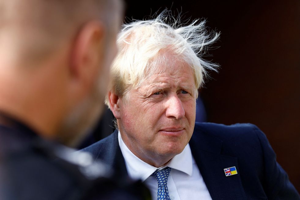 Prime Minister Boris Johnson during a visit to Thames Valley Police, at Milton Keynes Police Station in Buckinghamshire. Picture date: Wednesday August 31, 2022.