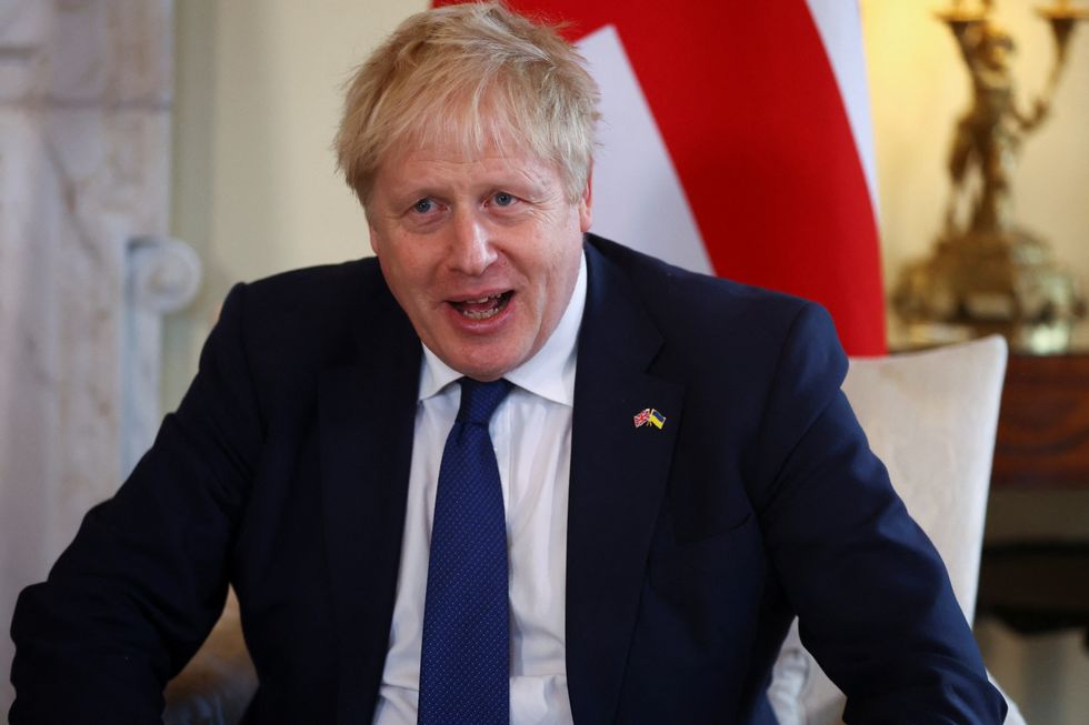 Prime Minister Boris Johnson during his meeting with Arturs Krisjanis Karins, Prime Minister of Latvia, in 10 Downing Street, London, ahead of a bilateral meeting. Picture date: Monday March 14, 2022.
