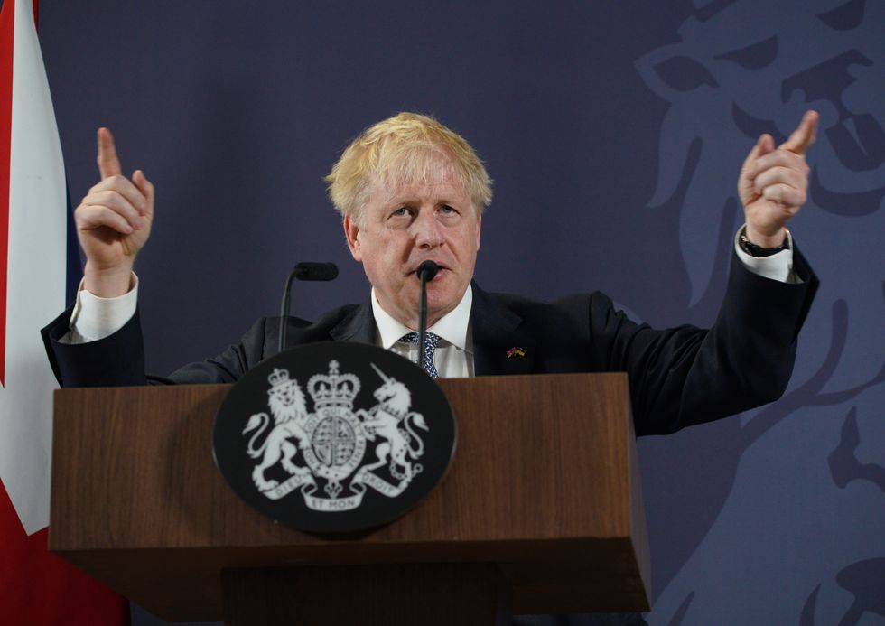 Prime Minister Boris Johnson during his speech at Blackpool and The Fylde College in Blackpool, Lancashire where he announced new measures to potentially help millions onto the property ladder. Picture date: Thursday June 9, 2022.