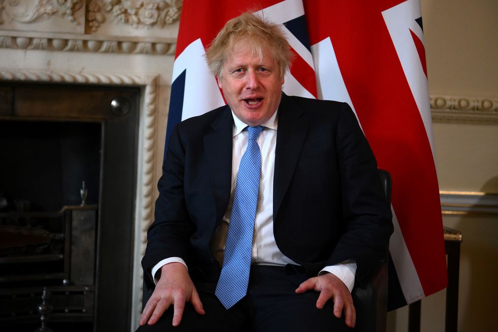 Prime Minister Boris Johnson in 10 Downing Street, London, ahead of talks with Prime Minister of Kurdistan, Masrour Barzani. Picture date: Tuesday April 19, 2022.