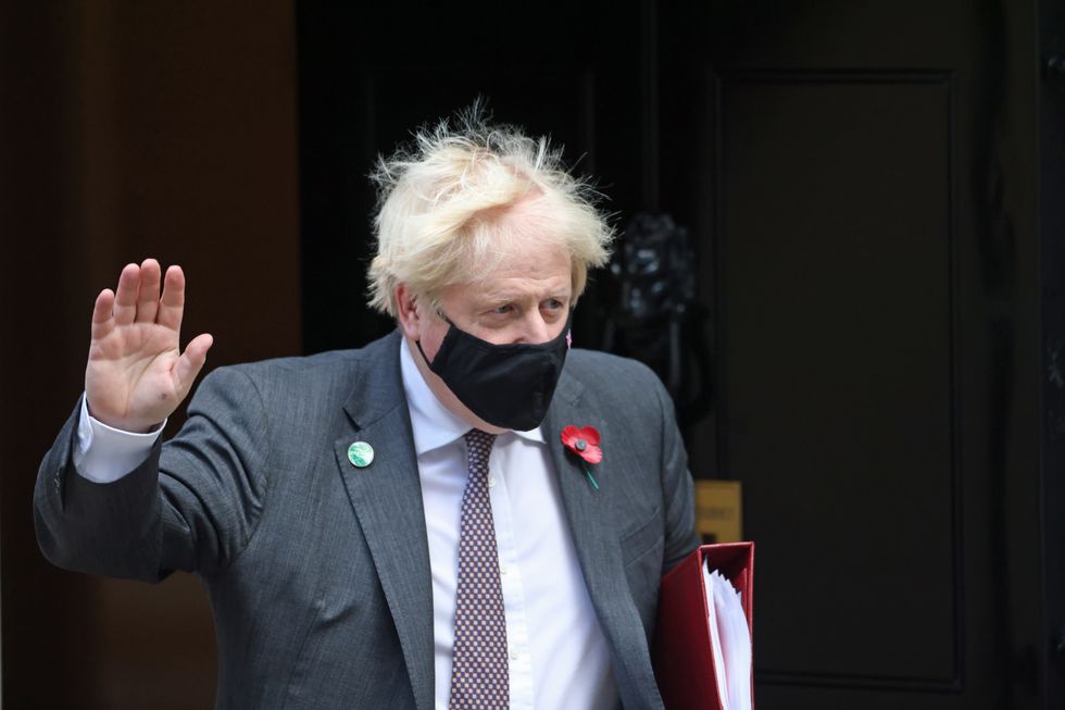 Prime Minister Boris Johnson leaves 10 Downing Street, London, to attend Prime Minister's Questions at the Houses of Parliament.