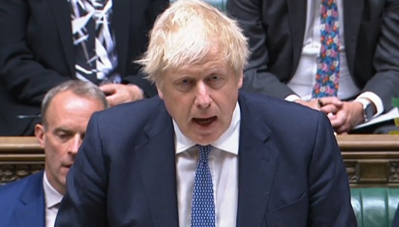 Prime Minister Boris Johnson said he took \u201cfull responsibility\u201d after the release of the report