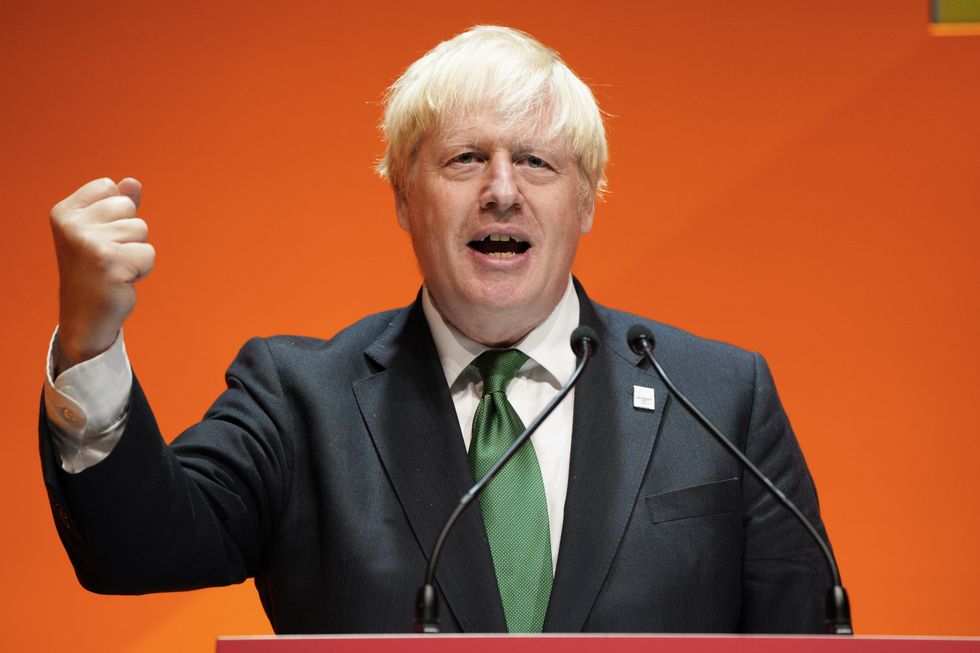 Prime Minister Boris Johnson speaking at the the Commonwealth Business Forum at the ICC in Birmingham. Picture date: Thursday July 28, 2022.