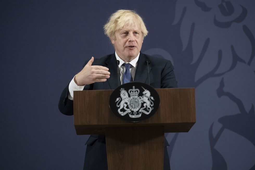 Prime Minister Boris Johnson speaking during a visit to the UK Battery Industrialisation Centre in Coventry where he insisted his levelling up agenda is %22win win%22 and will not be a case of %22robbing Peter to pay Paul%22 as tries to keep traditional Tories in the South on side. Picture date: Thursday July 15, 2021.