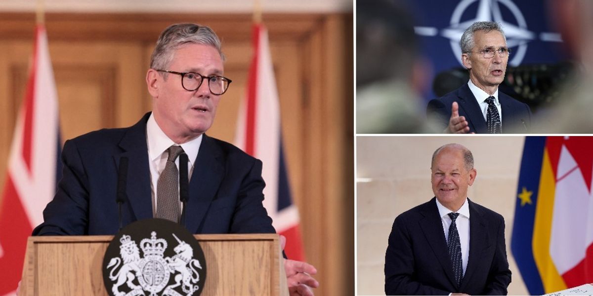 NextImg:Starmer vows to RAMP UP Nato spending and a Brexit RESET as he flies to Washington for crunch talks