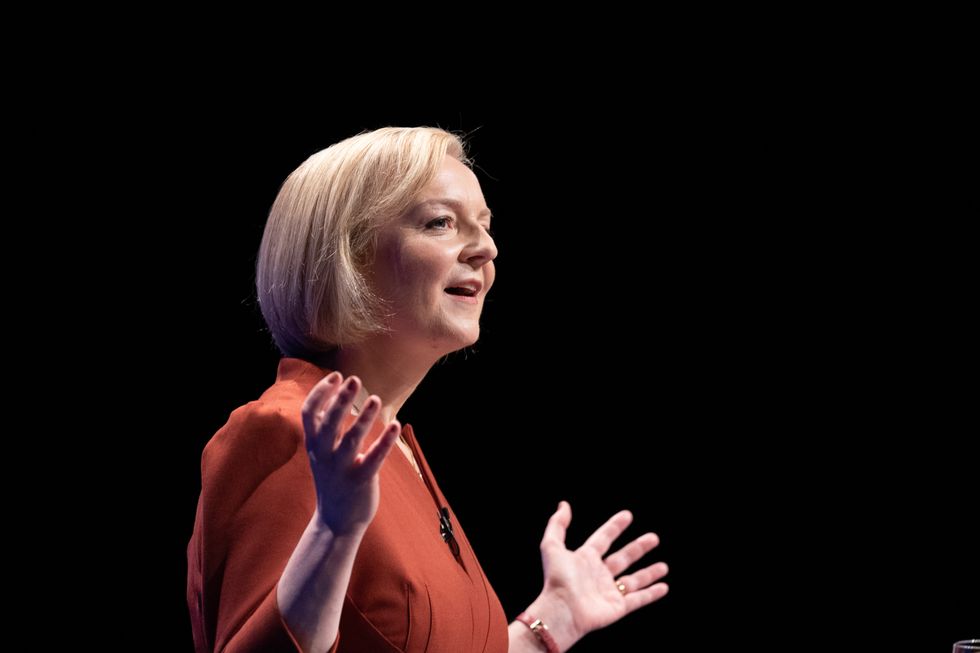 Prime Minister Liz Truss delivers her keynote speech to the Conservative Party annual conference at the International Convention Centre in Birmingham. Picture date: Wednesday October 5, 2022.