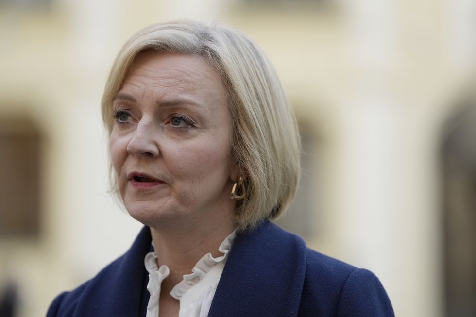 Prime Minister Liz Truss is welcomed by Prime Minister of the Czech Republic Petr Fiala, as she arrives at Kramar's Villa, the official residence of the Prime Minister of the Czech Republic ahead of attending the European Political Community (EPC) summit in Prague on Thursday with other European leaders. Picture date: Thursday October 6, 2022.