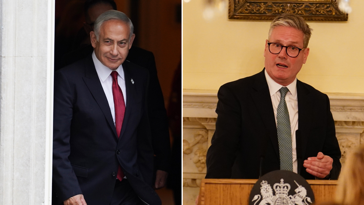 Prime Minister Netanyahu has hit out at Sir Keir