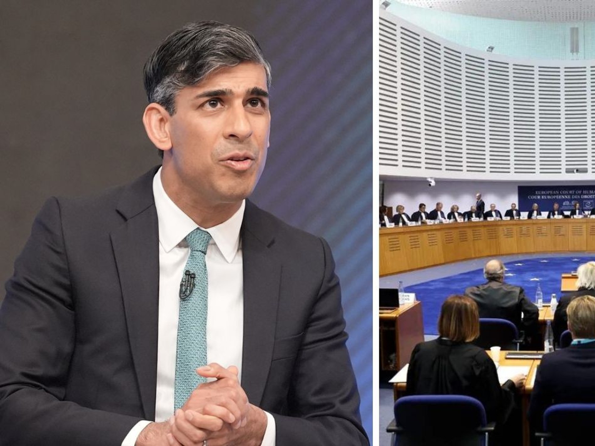 Prime Minister Rishi Sunak and Members of the European Court of Human Rights (ECHR)