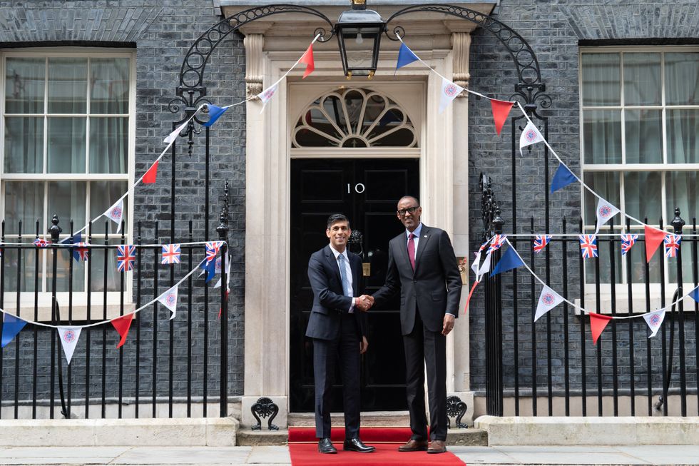 Prime Minister Rishi Sunak and President of Rwanda, Paul Kagame met at Downing Street in May