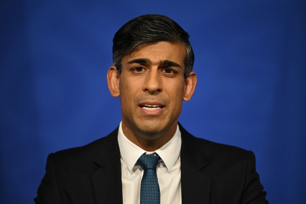 Prime Minister Rishi Sunak holds a press conference, following the Supreme Court\u2019s Rwanda policy judgement,