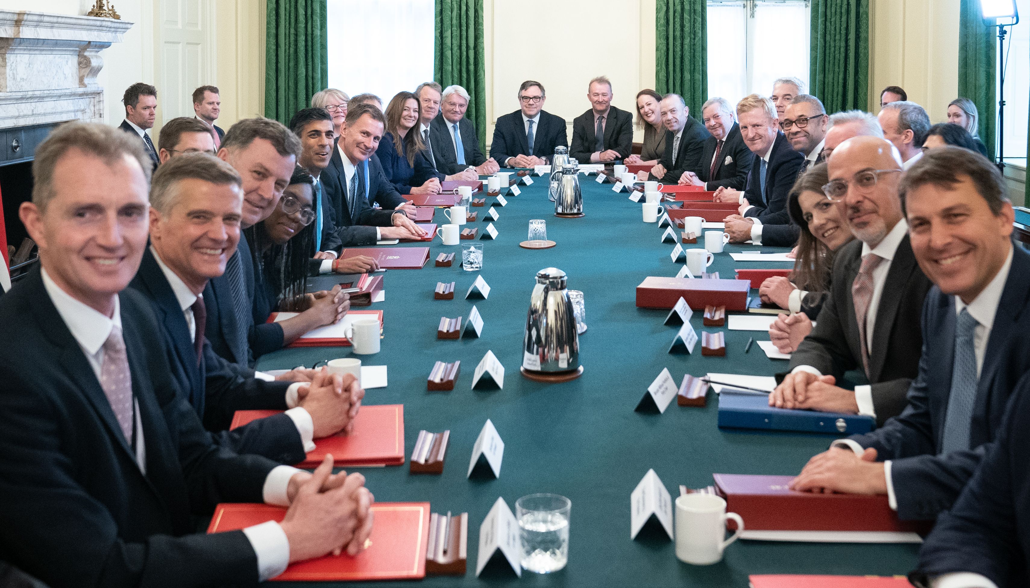 Prime Minister Rishi Sunak holds his first Cabinet meeting in Downing Street, London. Picture date: Wednesday October 26, 2022.