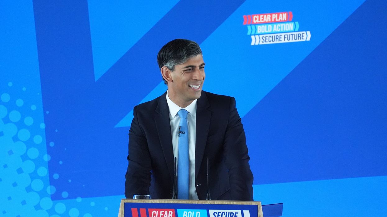 Prime Minister Rishi Sunak launches the Conservative Party General Election manifesto