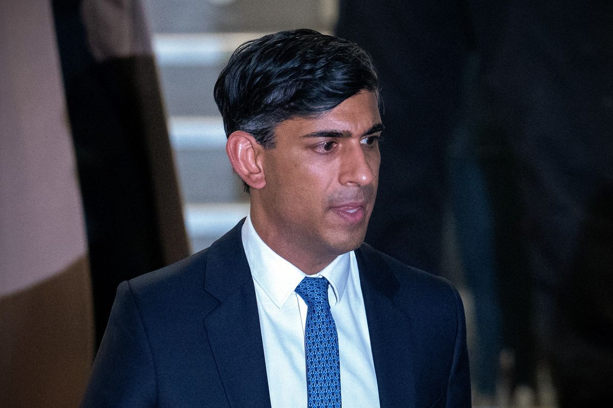 Prime Minister, Rishi Sunak leaves after testifying at the Covid Inquiry on December 11, 2023 in London, England