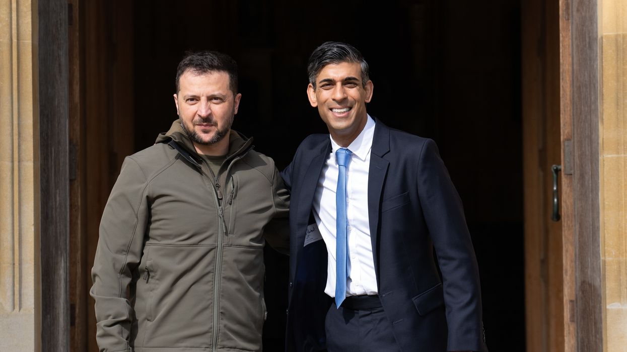 Prime Minister Rishi Sunak meeting Ukrainian President Volodymyr Zelensky at Chequers