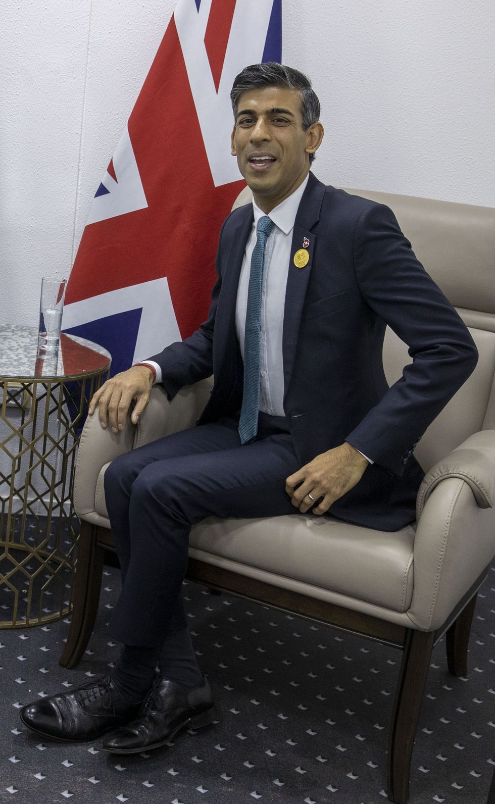 Prime Minister Rishi Sunak meets with European Commission President Ursula von der Leyen during the Cop27 summit at Sharm el-Sheikh, Egypt. Picture date: Monday November 7, 2022.