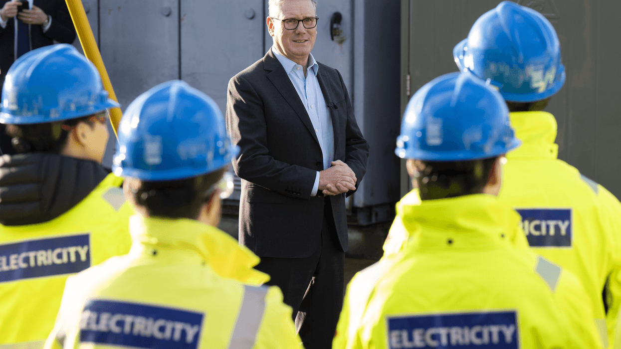 Prime Minister Sir Keir Starmer during a visit to the SSE National Training Centre to promote the government energy policies, on January 15, 2026 in Perth, Scotland.