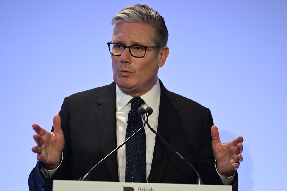 Prime Minister Sir Keir Starmer speaking at the British Chambers of Commerce Global Annual Conference at the QEII Centre, London