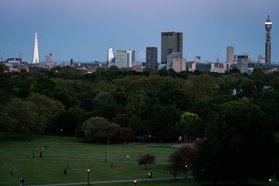 Primrose Hill in central London (file pic)