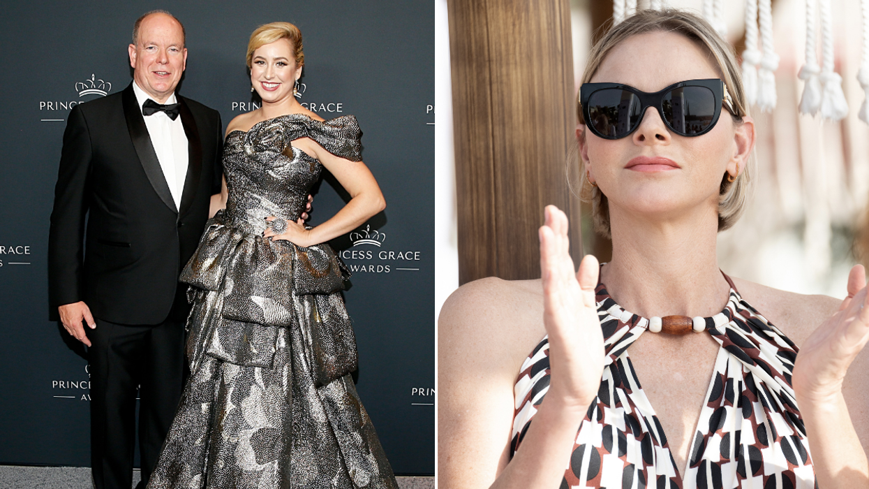 Prince Albert of Monaco, Jazmin Grimaldi and Princess Charlene