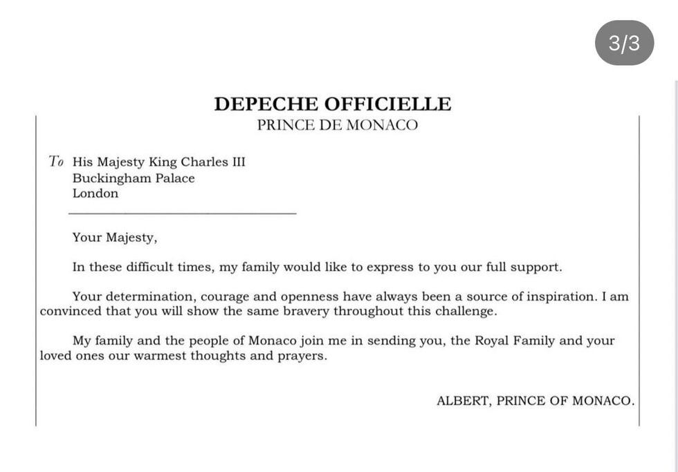 Prince Albert statement