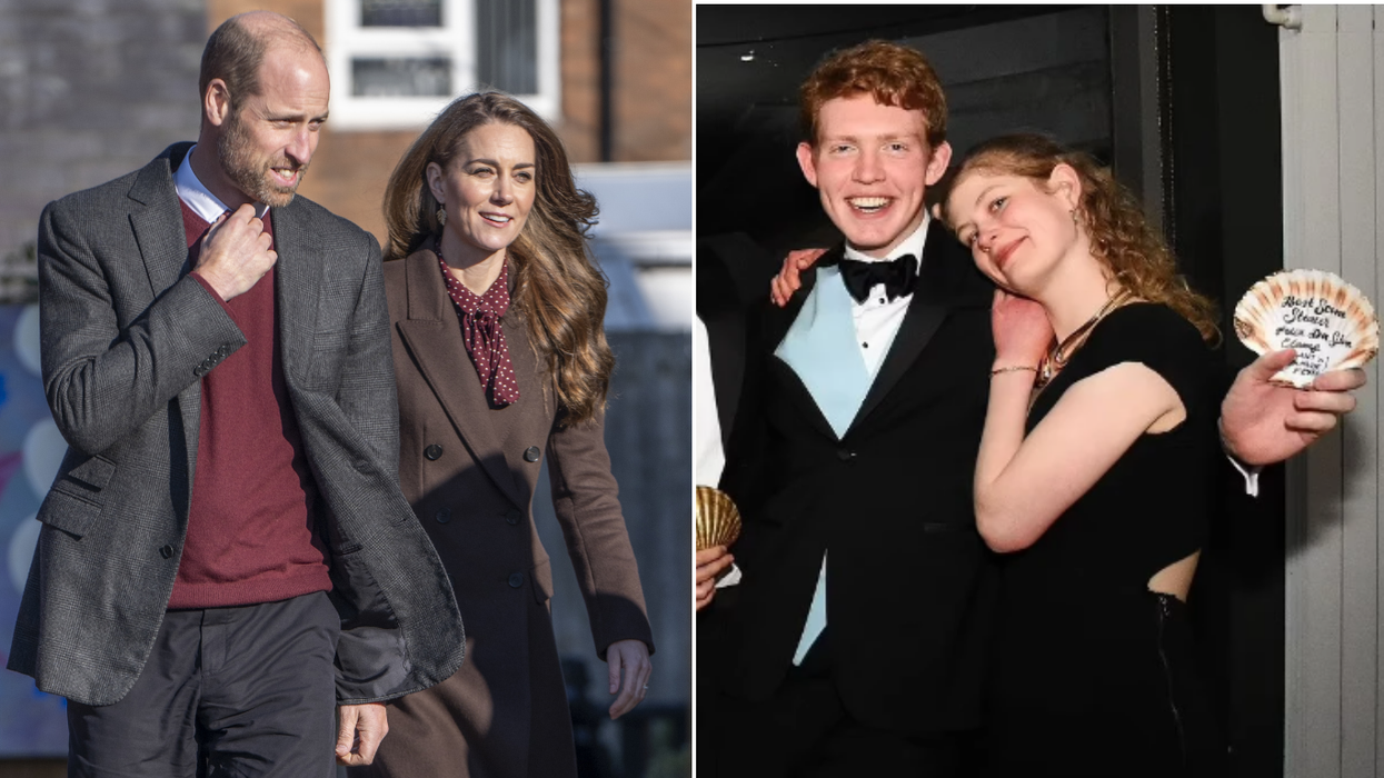 Prince and Princess of Wales and Lady Louise