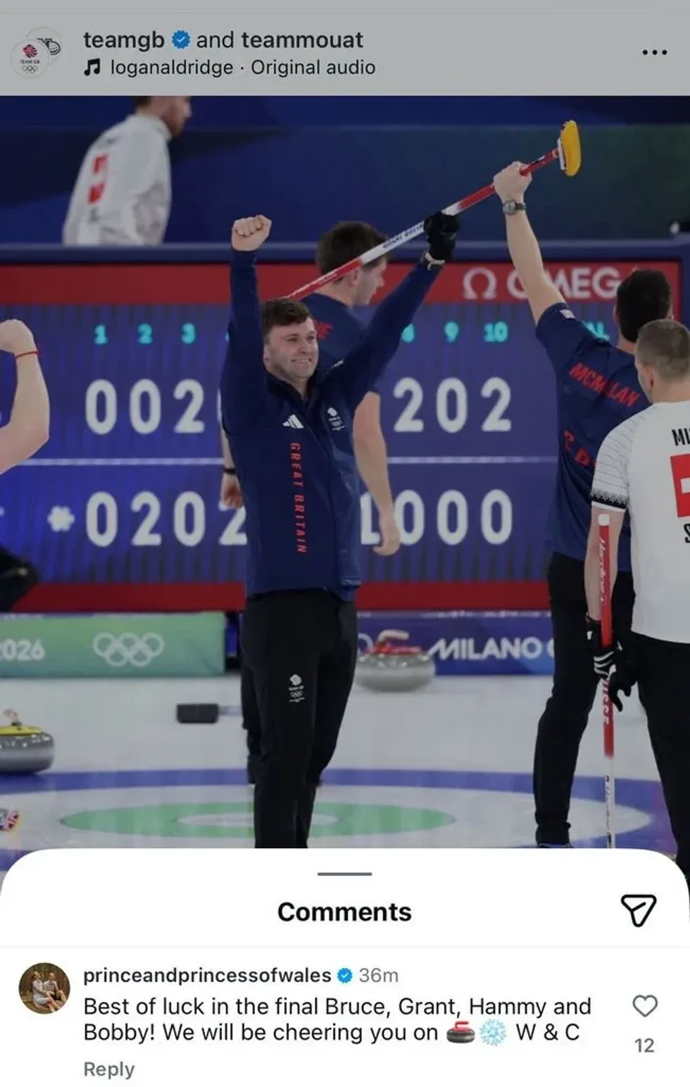 Prince and Princess of Wales Instagram