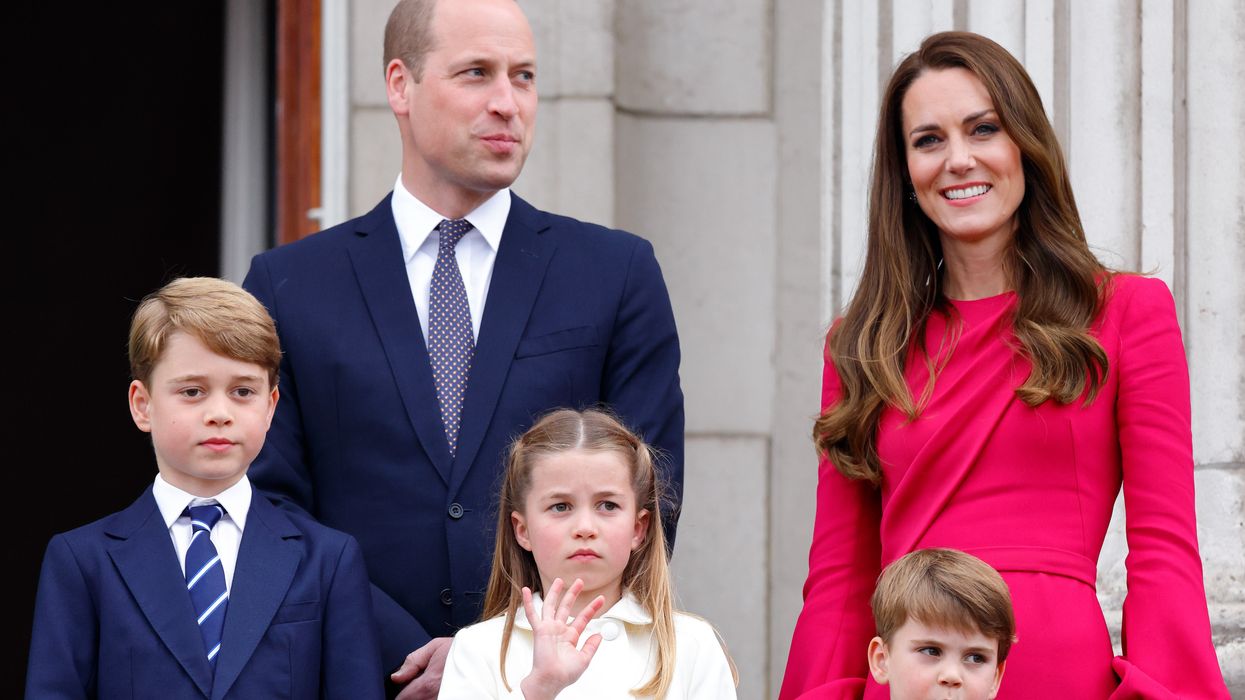 Prince and Princess of Wales with their children