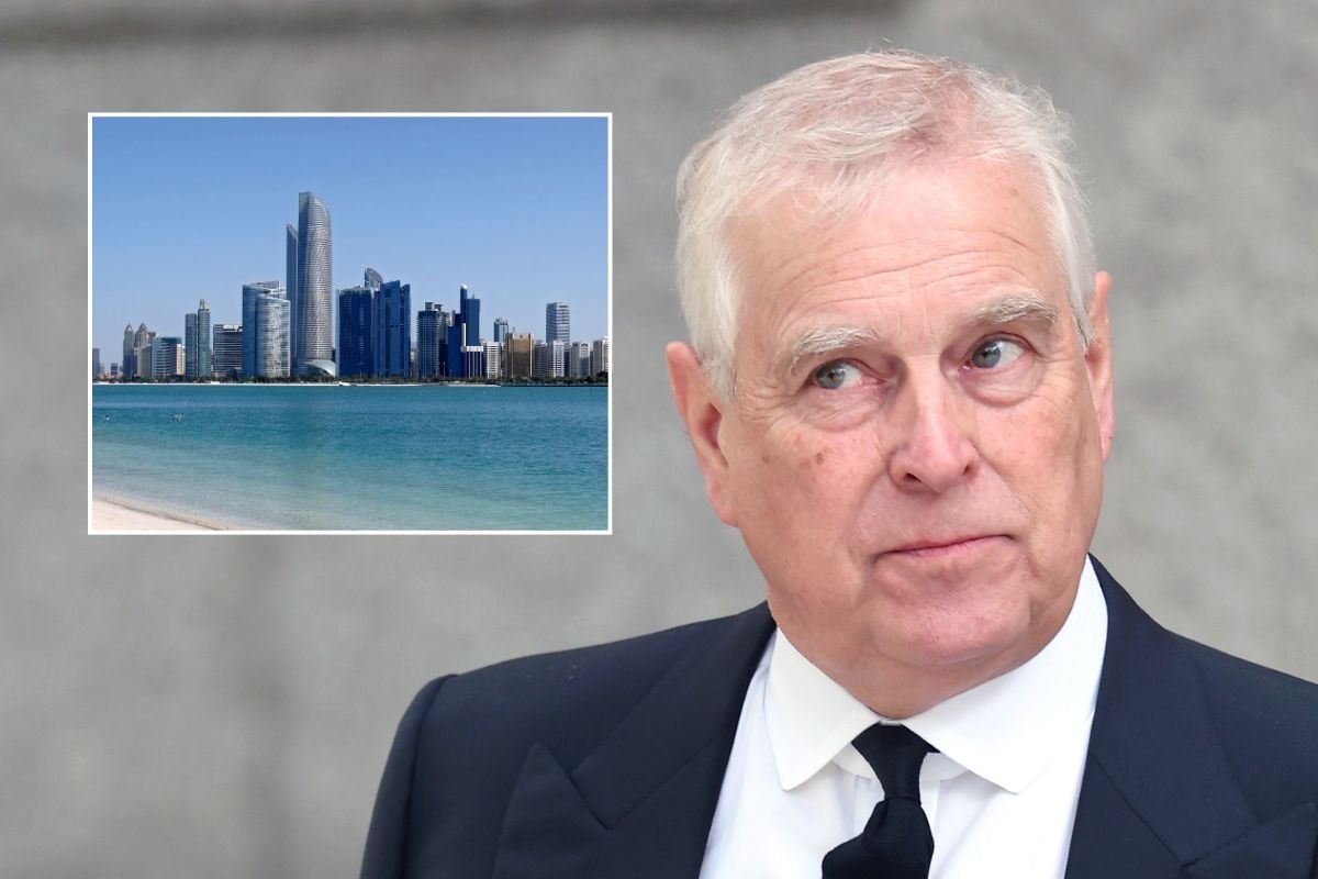 Prince Andrew / Abu Dhabi skyline