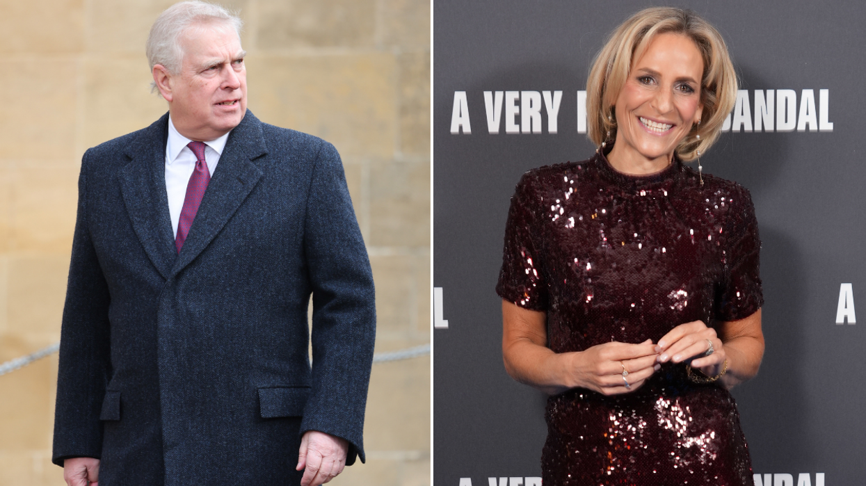 Prince Andrew and Emily Maitlis