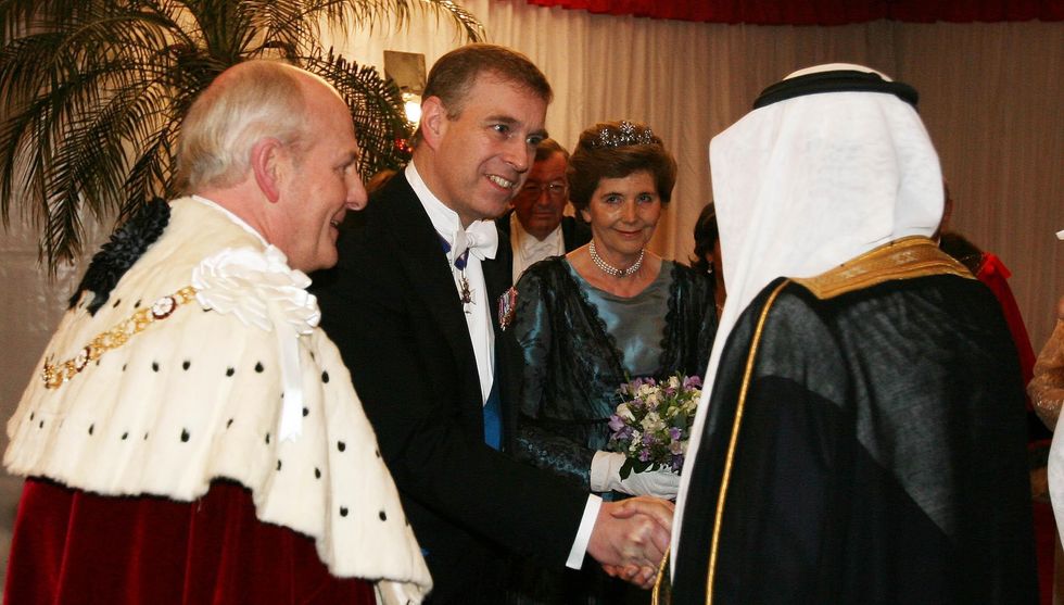 Prince Andrew and King Abdullah Bin Abdul Aziz Al Saud of Saudi Arabia