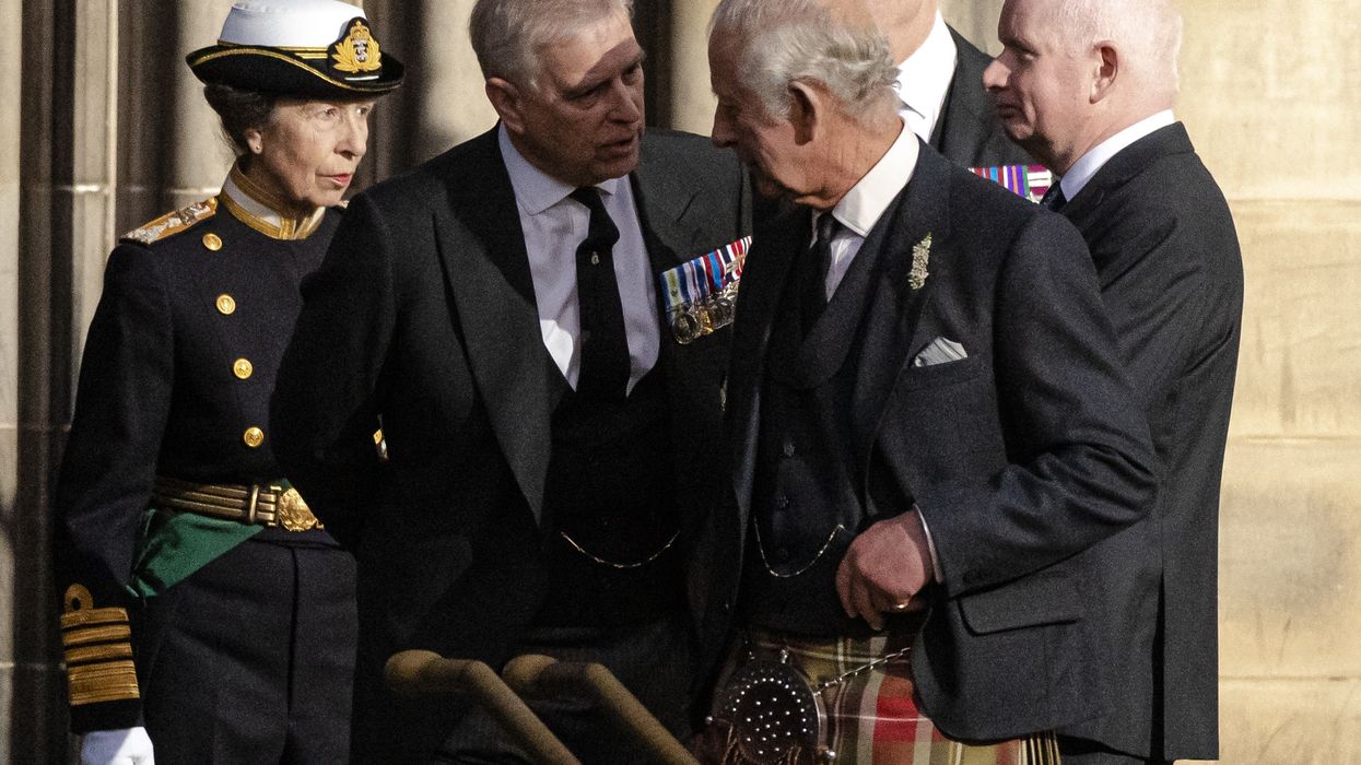 Prince Andrew and King Charles