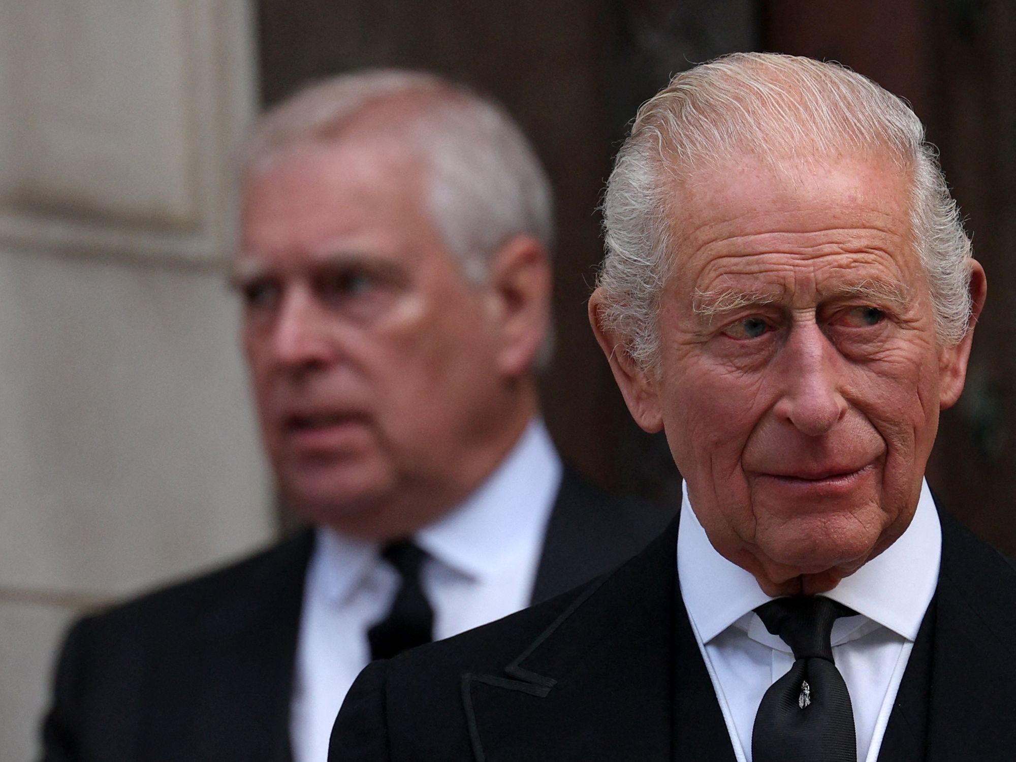 Prince Andrew and King Charles