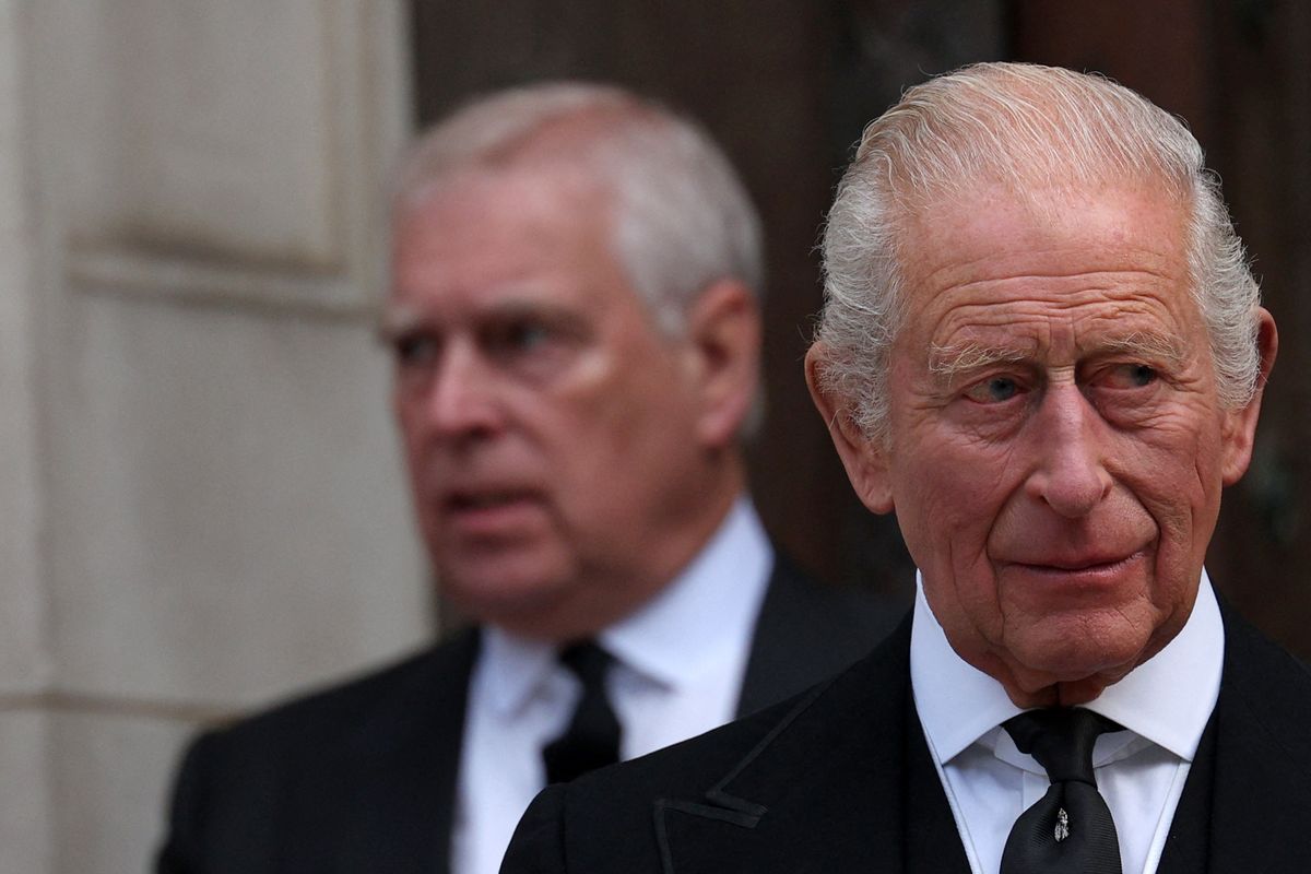 Prince Andrew and King Charles