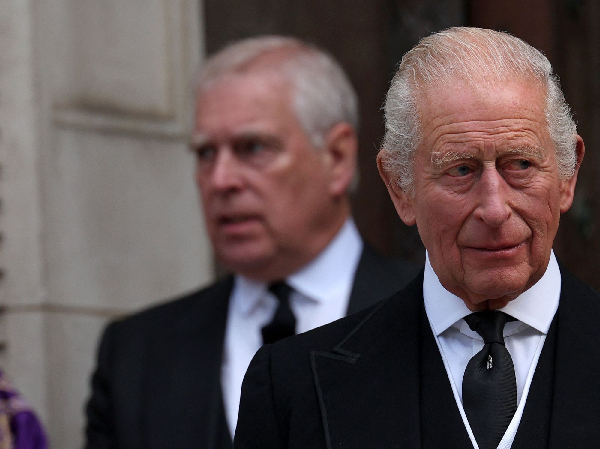 Prince Andrew and King Charles