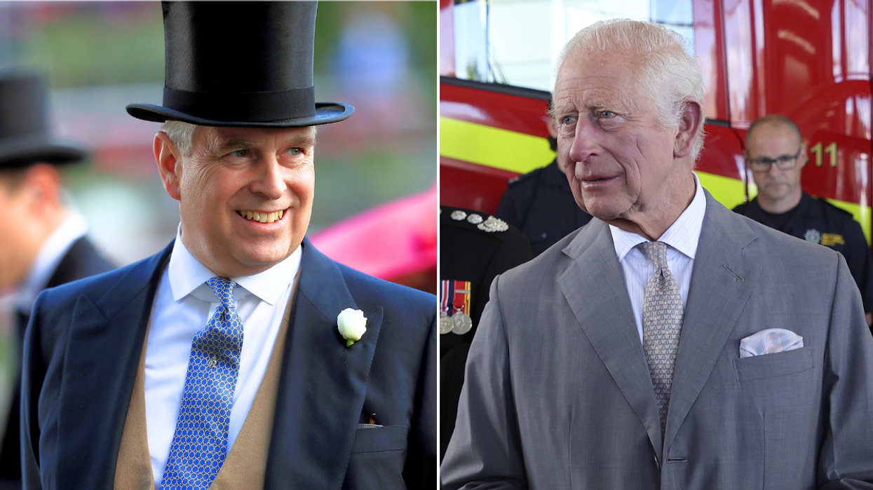 Prince Andrew and King Charles