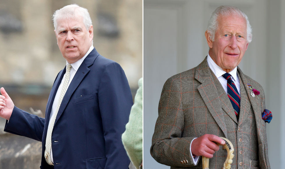 Prince Andrew and King Charles