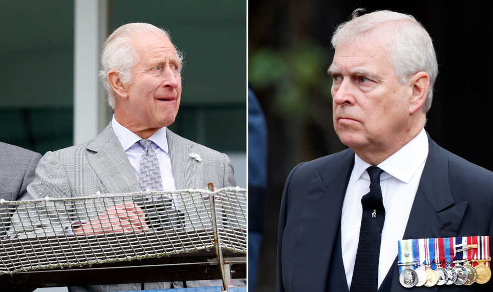 Prince Andrew and King Charles