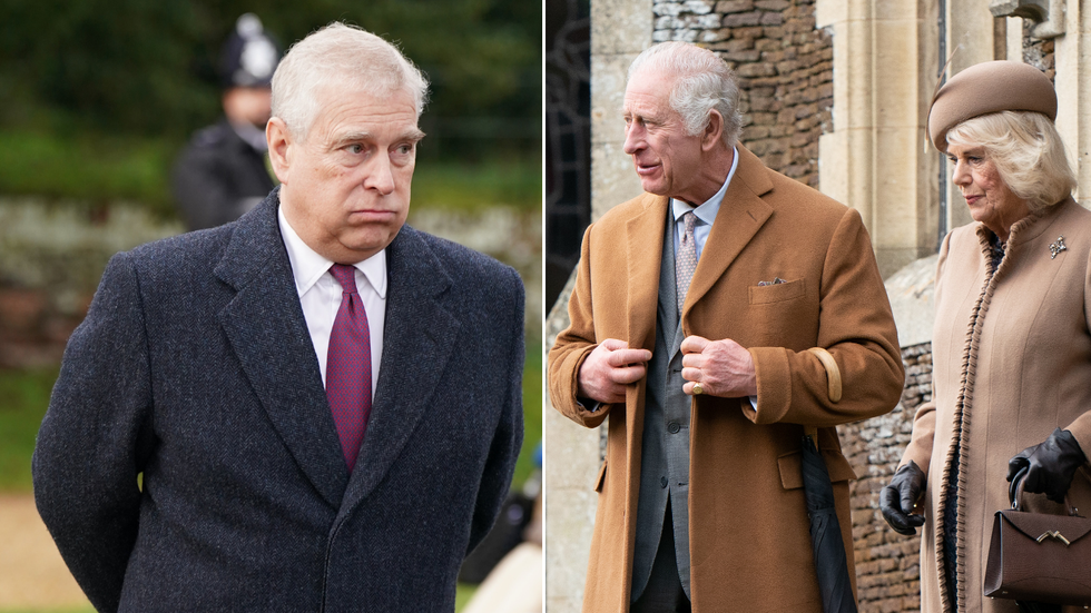Prince Andrew and king Charles