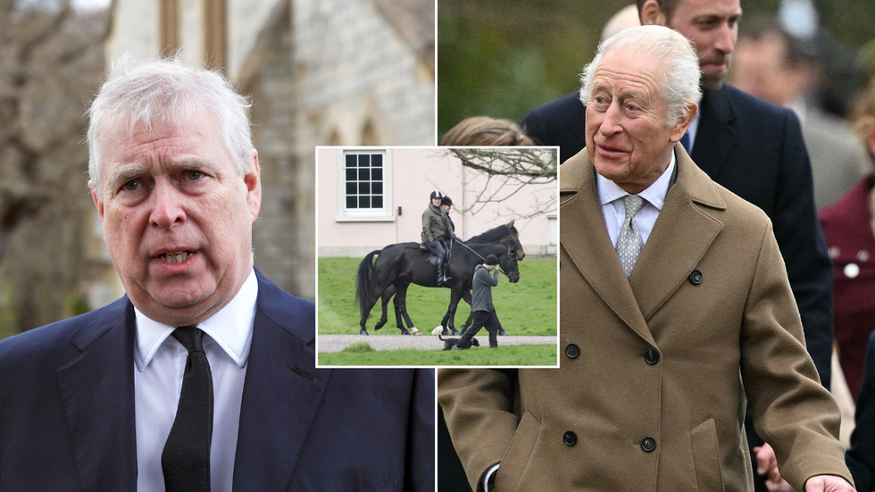 Prince Andrew and King Charles