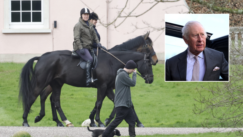 Prince Andrew and King Charles