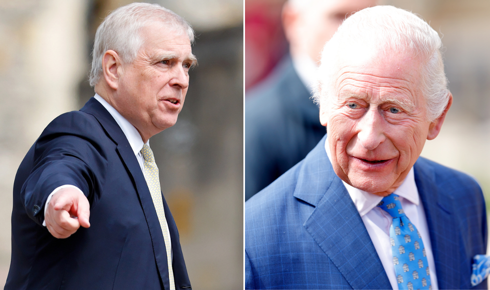 Prince Andrew and King Charles